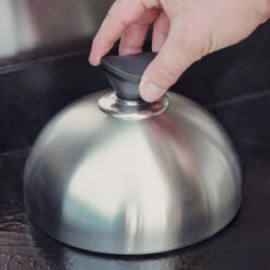 SANTOS Grillglocke Edelstahl, 2er Set 18 SANTOS Grillglocke Edelstahl, 2er Set -Santo Grills Geschaft 6b3d1f18b1bd3824891a17f00e6333be