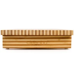 Cleenbo Classic Schneidebrett 43x29 Cm, Bambus Bicolor Mit Edelstahlwanne -Santo Grills Geschaft cleenbo classic gn bamboo bicolor cfcb508b7c4d50bbdc91d47deac9f689