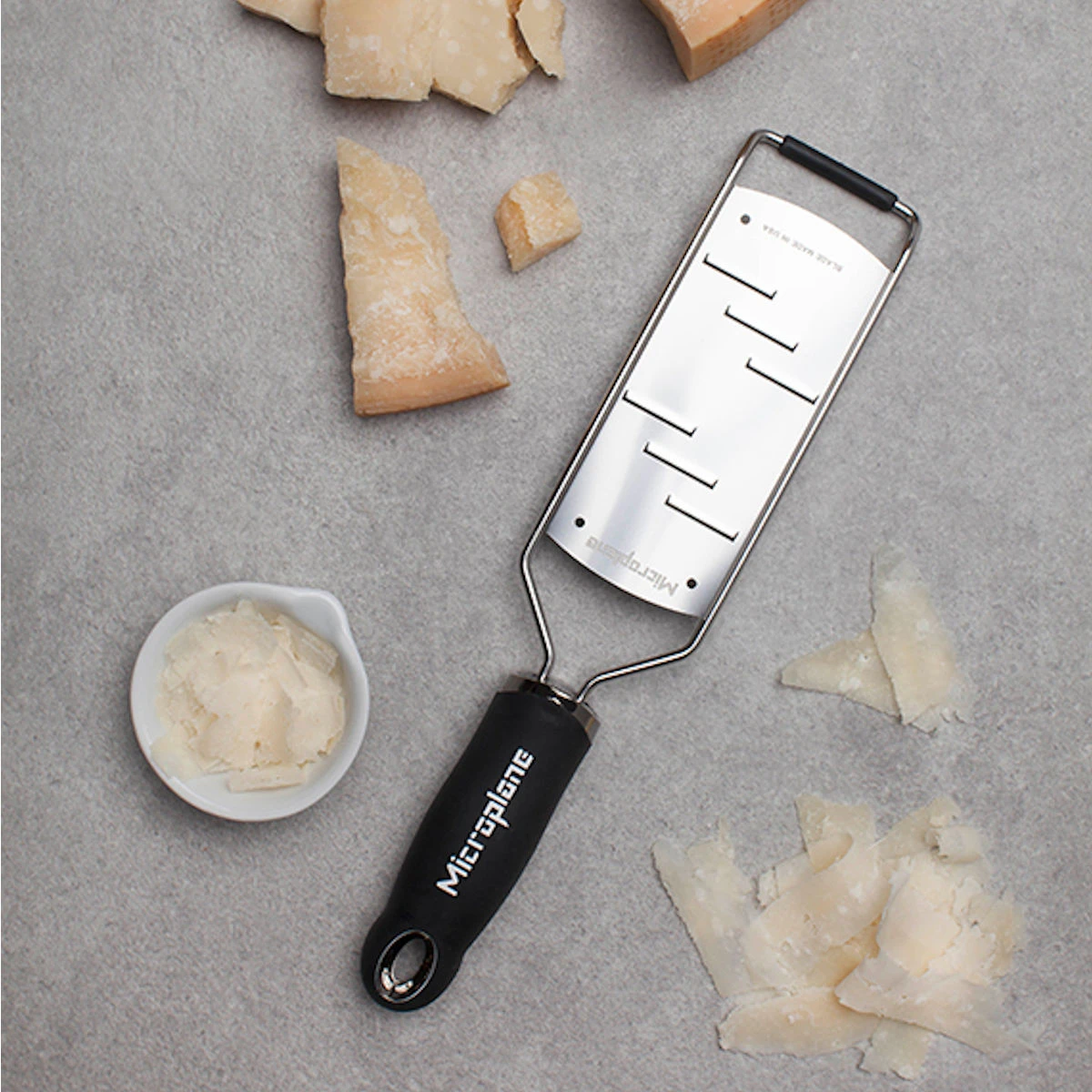 Microplane Gourmet Reibe Große Raspel, Schwarz 3 Microplane Gourmet Reibe Große Raspel, Schwarz