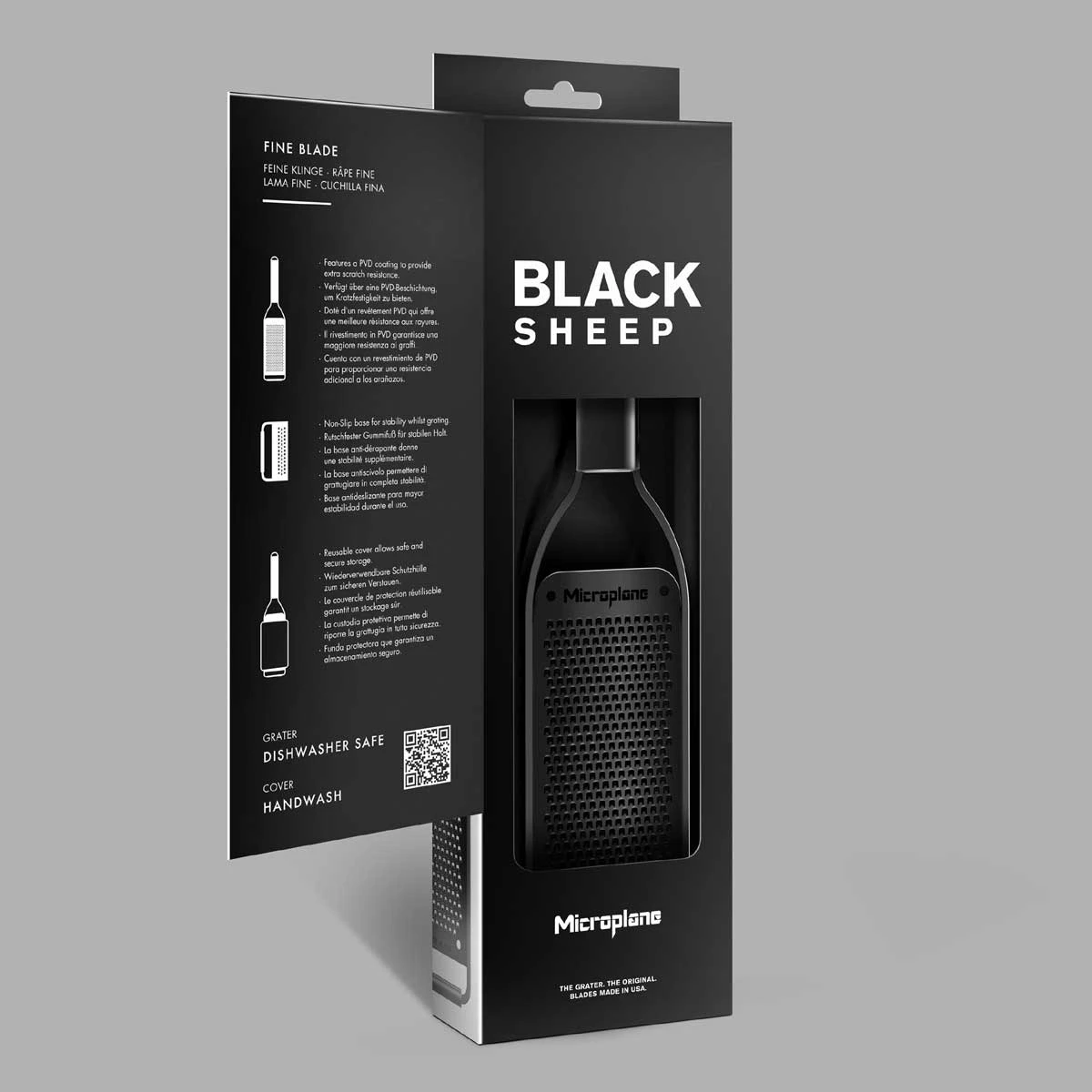 Microplane Black Sheep Reibe Fein 4 Microplane Black Sheep Reibe Fein – Bild 2