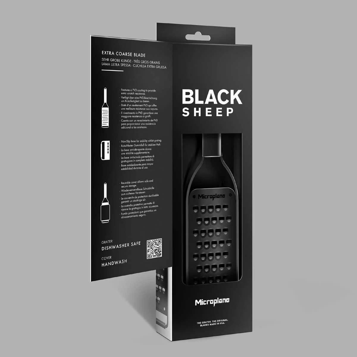 Microplane Black Sheep Reibe Sehr Grob 7 Microplane Black Sheep Reibe Sehr Grob – Bild 5
