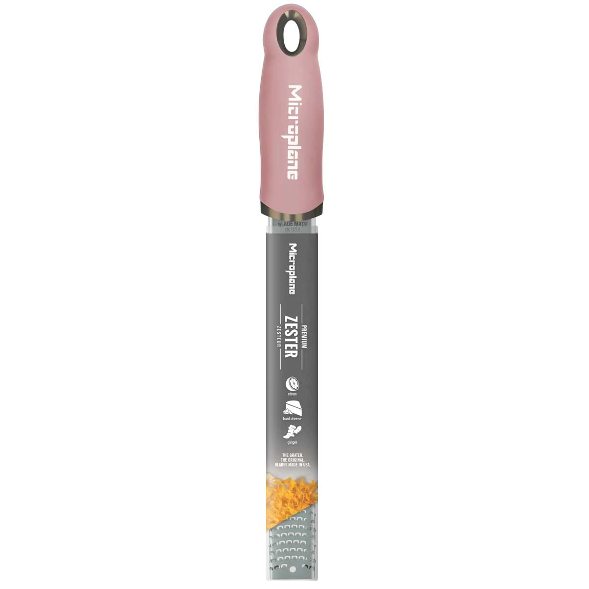 Microplane Premium Reibe / Zester, Altrosa 4 Microplane Premium Reibe / Zester, Altrosa – Bild 2