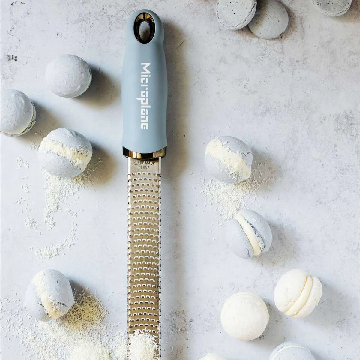 Microplane Premium Reibe / Zester, Küstenblau 4 Microplane Premium Reibe / Zester, Küstenblau – Bild 2