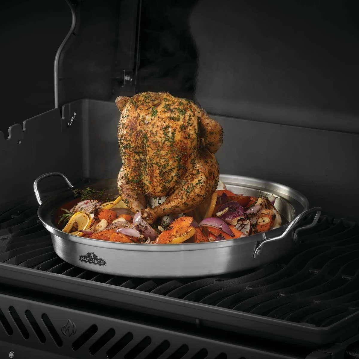 Napoleon PRO Edelstahl 3in1 Geflügelhalter 4 Napoleon PRO Edelstahl 3in1 Geflügelhalter – Bild 2